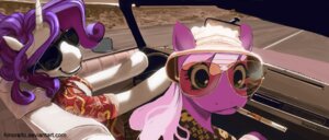 Rating: Safe Score: 0 Tags: 2012 anthro anthrofied car cheerilee_(mlp) cigarette detailed_background driving duo e621 earth_pony equid equine eyewear fear_and_loathing_in_las_vegas female friendship_is_magic fur green_eyes hair hasbro hinoraito horn horse inside_car inside_vehicle looking_at_viewer mammal my_little_pony mythological_creature mythological_equine mythology pink_body pink_fur pink_hair pony purple_hair rarity_(mlp) realistic road smile smoking sunglasses unicorn vehicle white_body white_fur User: bunchy7s