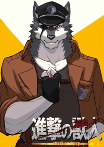 Rating: Safe Score: 0 Tags: 2013 anthro attack_on_titan black_nose canid canine canis clothed clothing drks e621 eye_patch eyewear fur gesture gloves handwear hat headgear headwear hi_res humanoid_pointy_ears jacket looking_at_viewer male mammal military pointy_ears salute scar soldier solo teeth topwear warrior white_body white_fur wolf User: bunchy7s Rating: Safe Score: 0 Tags: 2013 anthro attack_on_titan black_nose canid canine canis clothed clothing drks e621 eye_patch eyewear fur gesture gloves handwear hat headgear headwear hi_res humanoid_pointy_ears jacket looking_at_viewer male mammal military pointy_ears salute scar soldier solo teeth topwear warrior white_body white_fur wolf User: bunchy7s