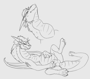 Rating: Explicit Score: 0 Tags: animal_genitalia anus balls belly big_belly black_and_white butt dragon e621 feral genitals horn line_art male male_pred membrane_(anatomy) membranous_wings monochrome morca morca_(character) mythological_creature mythological_scalie mythology neck_bulge non-mammal_balls oral_vore penis penis_tip quadruped scalie sheath simple_background solo swallowing tail traditional_media_(artwork) vore white_background wings User: bunchy7s