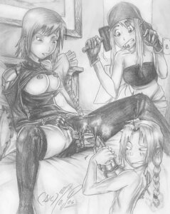 Rating: Explicit Score: 0 Tags: 1boy 2girls automail breasts clothes edward_elric female fullmetal_alchemist human male master_of_puppets monochrome psiren pussy rule34 vulva winry_rockbell User: bunchy7s