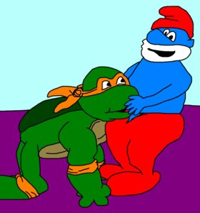 Rating: Explicit Score: 0 Tags: male male_only michelangelo papa_smurf rule34 smooth_skin tagme teenage_mutant_ninja_turtles the_smurfs what User: bunchy7s