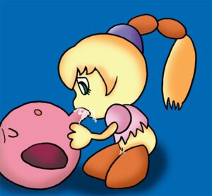 Rating: Explicit Score: 0 Tags: blonde_hair blue_background closed_eyes clothes color cum fellatio female fumu_(kirby) green_eyes hair interspecies kirby kirby:_right_back_at_ya! kirby_(series) lying male nintendo nude on_back open_eyes open_mouth oral oral_sex penis pink_skin pussy pussy_juice rule34 side_view standing straight sucking tiff_(kirby) vulva User: bunchy7s