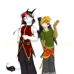Rating: Safe Score: 0 Tags: 1:1 5_fingers alternative_fashion angel anthro belt black_body black_feathers black_hair blonde_hair blue_eyes bottomwear bracelet brown_body brown_fur cel_shading clothed clothing demon digital_media_(artwork) duo e621 ear_piercing feathered_wings feathers fingers front_view fur goth hair horn jewelry low_res male mammal melee_weapon multicolored_hair mustelid open_mouth otter pants piercing red_hair scabbard shaded sheathed_weapon shirt simple_background sleeveless_shirt standing stonecircle sword tail tail_tuft tan_body tan_skin topwear tuft watermark weapon white_background white_body white_fur wings User: bunchy7s