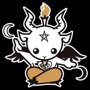 Rating: Safe Score: 0 Tags: 1:1 2012 ambiguous_gender anthro baphomet_(deity) bovid caduceus caprine caprine_demon chibi clothed clothing crescent_moon crossed_legs curved_horn deity demon digital_media_(artwork) e621 feathered_wings feathers goat goat_demon hooves horn iagolx low_res mammal moon occult_symbol pentagram solo symbol tattoo topless torch wings User: bunchy7s
