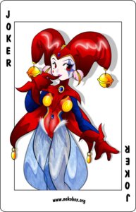 Rating: Explicit Score: 0 Tags: 1girls big_breasts breasts chrono_(series) chrono_cross clown english_text face_paint facepaint female female_only harle harlequin hat jester_cap lipstick pointy_chin red_eyes rule34 solo solo_female text young_wang User: bunchy7s