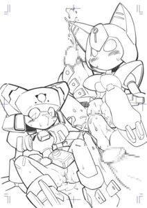 Rating: Explicit Score: 0 Tags: censored feline female magentacat male medarot monochrome penis peppercat pussy robot robot_girl rule34 User: bunchy7s