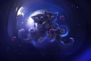 Rating: Safe Score: 0 Tags: 3:2 ambiguous_gender apofiss black_body black_fur blue_theme bubble cool_colors detailed_background domestic_cat duo e621 feet felid feline felis feral fur hindpaw ice looking_at_viewer looking_down low-angle_view mammal moon pawpads paws smile tail water water_ripple yellow_eyes User: bunchy7s