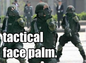 Rating: Safe Score: 0 Tags: 2010 armor assault_rifle china clothed clothing e621 english_text eyewear facepalm fully_clothed gloves goggles grandfathered_content group gun handwear headgear helmet human humor low_res male mammal not_furry plate_carrier qbz-95 ranged_weapon reaction_image real rifle suit tactical text unknown_artist weapon User: bunchy7s