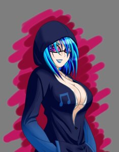 Rating: Safe Score: 0 Tags: alpha_channel alternate_species big_breasts breasts cleavage clothed clothing e621 female friendship_is_magic hair hasbro hi_res human humanized looking_at_viewer mammal multicolored_hair my_little_pony not_furry skimpy smile solo two_tone_hair vinyl_scratch_(mlp) zantyarz User: bunchy7s