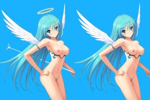 Rating: Explicit Score: 0 Tags: angel blue_eyes blue_hair blush breasts character_request cygnus female halo nude original photoshop pubic_hair pussy pussy_juice rule34 staff tattoo uncensored wet wings User: bunchy7s