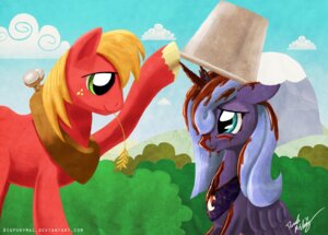 Rating: Safe Score: 0 Tags: absurd_res big_macintosh_(mlp) bigponymac blonde_hair blue_body blue_eyes blue_feathers blue_fur blue_hair blush bucket cloud container crown duo e621 earth_pony equid equine feathered_wings feathers female feral friendship_is_magic fur green_eyes hair hasbro headgear hi_res horn horse male mammal my_little_pony mythological_creature mythological_equine mythology outside plow_yoke pony princess_luna_(mlp) red_body red_fur sky syrup winged_unicorn wings User: bunchy7s
