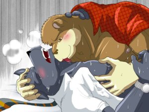 Rating: Questionable Score: 0 Tags: 2008 4:3 anthro bear bed biceps big_muscles black_nose blush bodily_fluids brown_bear brown_body brown_eyes brown_fur brown_nose canid canine canis clock clothed clothing digital_media_(artwork) duo e621 eyes_closed fangs fucked_silly fur furniture grey_body grey_fur grizzly_bear grope interspecies licking lying male male/male mammal muscular muscular_male neck_lick nipple_fetish nipple_pinch nipple_play nipples obscured_penetration obscured_sex offscreen_sex on_back open_clothing open_mouth open_shirt open_topwear pec_grab pecs pinch romantic romantic_couple romantic_sex rovan sex shirt suggestive sweat teeth tongue tongue_out topwear ursine watch wolf User: bunchy7s