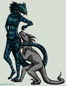 Rating: Questionable Score: 0 Tags: 2010 anthro atari breasts claws dinosaur dromaeosaurid duo e621 fangs female forked_tongue inanimate_transformation male non-mammal_breasts nude petrification prehistoric_species primal_rage reptile rock saurischian scalie sculpture signature simple_background spikes statue tail talon_(primal_rage) teeth theropod tintans toe_claws tongue transformation velociraptor vertigo_(primal_rage) yellow_eyes User: bunchy7s