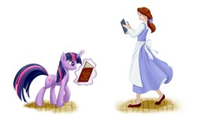 Rating: Safe Score: 0 Tags: 16:9 2013 beauty_and_the_beast belle_(beauty_and_the_beast) book brown_eyes brown_hair clothed clothing cutie_mark disney dress dstears duo e621 equid equine female feral friendship_is_magic fur glowing hair hasbro hi_res horn human levitation magic mammal multicolored_hair my_little_pony mythological_creature mythological_equine mythology purple_body purple_eyes purple_fur purple_hair reading simple_background sparkles twilight_sparkle_(mlp) two_tone_hair unicorn white_background widescreen User: bunchy7s