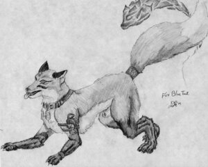 Rating: Safe Score: 0 Tags: 2009 canid canine daelyhelaxon e621 feral fox male mammal monochrome solo tail tongue tongue_out User: bunchy7s