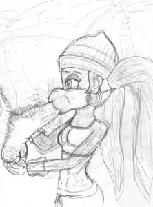 Rating: Explicit Score: 0 Tags: 1boy 1girls ape donkey_kong_(series) fellatio female furry hairy haplorhine male monochrome nintendo oral primate rule34 sketch straight tiny_kong User: bunchy7s