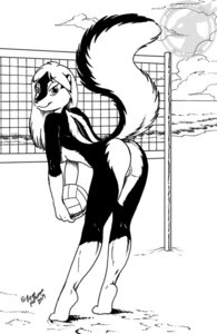 Rating: Explicit Score: 0 Tags: 2009 anthro ball beach bent_over biped black_and_white breasts brian_mcpherson butt casual_nudity cloud dated e621 eyebrows female female_anthro fluffy fluffy_tail full-length_portrait fur genitals gloves_(marking) hair half-closed_eyes holding_ball holding_object leg_markings line_art long_hair looking_at_viewer looking_back looking_back_at_viewer mammal markings mephitid monochrome narrowed_eyes net nude nude_anthro nude_beach nude_female outdoor_nudity outside portrait pose raised_tail rear_view sand seaside side_boob signature skunk sky slim smile socks_(marking) solo sport standing tail three-quarter_view vicki_(brian_mcpherson) volleyball volleyball_(ball) volleyball_net vulva water User: bunchy7s
