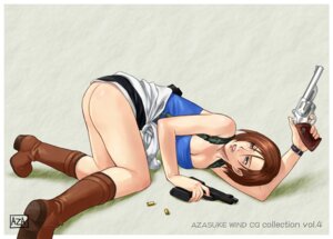 Rating: Explicit Score: 0 Tags: azasuke female female_only firearm gun handgun highres human jill_valentine jill_valentine_(julia_voth) resident_evil resident_evil_3 revolver rule34 shell_casing shell_casings skirt smooth_skin solo tubetop weapon User: bunchy7s