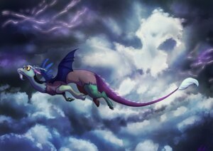 Rating: Safe Score: 0 Tags: blue_body blue_feathers c-puff chimera cloud discord_(mlp) draconequus e621 electricity feathered_wings feathers feral flying friendship_is_magic hasbro lightning male membrane_(anatomy) membranous_wings mismatched_wings my_little_pony outside sky skyscape solo spikes spikes_(anatomy) storm tail tail_tuft tuft wings User: bunchy7s