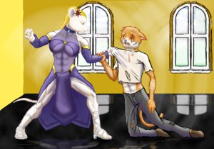 Rating: Questionable Score: 0 Tags: 2009 abs anthro athletic battle blood bodily_fluids duo e621 esmerelle felid female fight male mammal mouse murid murine muscular muscular_female pantherine pogiforce rodent tail tiger User: bunchy7s
