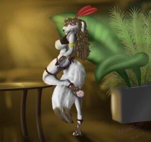 Rating: Questionable Score: 0 Tags: accessory anthro bow_(feature) bow_accessory bow_ribbon burlesque canid canine canis domestic_dog e621 feathers female furgonomics hi_res hunting_dog mammal mindrain moulin_rouge pinup pose ribbons sighthound silken_windhound solo tail tail_accessory tail_bow tail_ribbon teasing User: bunchy7s