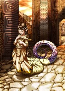 Rating: Safe Score: 0 Tags: 5_fingers apode braided_hair brick brown_hair clothed clothing day detailed detailed_background draconcopode dress e621 eyes_closed female fingers front_view hair humanoid humanoid_pointy_ears lamia legless light pointy_ears purple_body purple_scales reptile scales scalie serpentine snake solo split_form sunlight tan_body tan_skin toony unknown_artist User: bunchy7s