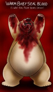 Rating: Questionable Score: 0 Tags: ambiguous_gender bad_metadata bear blood bodily_fluids dakota-bear e621 english_text gore hi_res mammal missing_sample overweight overweight_ambiguous polar_bear slightly_chubby solo text ursine white_body User: bunchy7s