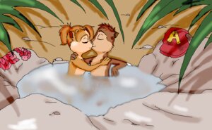 Rating: Questionable Score: 0 Tags: alvin_and_the_chipmunks alvin_and_the_chipmunks_(live-action) alvin_seville anthro brittany_and_the_chipettes brittany_miller chipmunk duo e621 eyes_closed female flat_chested ground_squirrel hot_tub kissing male mammal nude rodent sciurid unknown_artist young young_anthro User: bunchy7s