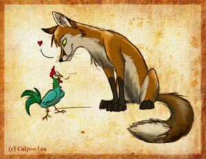 Rating: Safe Score: 0 Tags: 2009 ambiguous_gender avian avian_caruncle bird canid canine chicken comb_(anatomy) culpeofox dewlap_(anatomy) e621 feral fox galliform head_crest heart_symbol mammal phasianid solo tail toony wattle User: bunchy7s