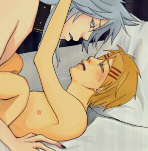 Rating: Questionable Score: 0 Tags: 2boys anal bed blonde_hair blush closed_eyes collar finnian forced_yaoi hairclip kuroshitsuji male moaning multiple_boys multiple_males nude pluto_(kuroshitsuji) rape rule34 silver_hair tamanegi_(artist) tear yaoi User: bunchy7s