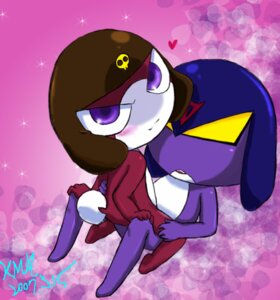 Rating: Questionable Score: 0 Tags: alien amphibian anthro blush duo e621 fur garugirosonicshadow garuru_(sgt._frog) giroro heart_symbol keronian looking_at_viewer looking_back male mostly_nude purple_body purple_eyes purple_skin sgt._frog straddling tadpole white_body white_fur yellow_eyes young User: bunchy7s
