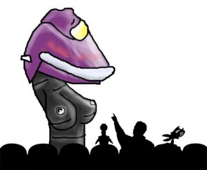 Rating: Explicit Score: 0 Tags: 1boy 1girls 2robots artist_request breasts crow_t_robot female gypsy_(mst3k) male medium_breasts mike_nelson mst3k mystery_science_theater_3000 pointing rule34 tagme tom_servo User: bunchy7s