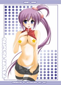 Rating: Explicit Score: 0 Tags: blue_eyes breasts censored denim_skirt female highres little_busters! long_hair lowleg lowleg_panties midriff miniskirt navel oda_ken'ichi panties ponytail purple_hair rule34 saigusa_haruka shirt_lift side_ponytail skirt skirt_pull striped striped_legwear striped_thighhighs thighhighs tied_hair underwear undressing white_panties zettai_ryouiki User: bunchy7s