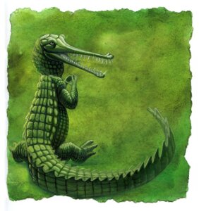 Rating: Safe Score: 0 Tags: crocodilian e621 feral gavialid gharial green_theme hibbary male reptile scalie sitting solo tail User: bunchy7s