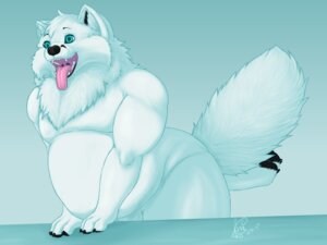 Rating: Safe Score: 0 Tags: arctic_fox belly big_mama_(artist) blue_eyes canid canine e621 fluffy fox male mammal moobs overweight overweight_male paws quez silly solo tail tongue true_fox User: bunchy7s