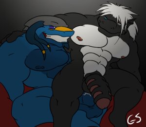 Rating: Explicit Score: 0 Tags: 2010 abs anal anal_penetration anthro anthro_on_anthro balls barred_chastity_cage biceps big_muscles big_penis big_penis_in_chastity black_chastity_cage bodily_fluids chastity_cage chastity_device dragon duo e621 erection genital_fluids genitals glaciersnow grin gs_(character) hair male male/male male_penetrated male_penetrating male_penetrating_male muscular muscular_male mythological_creature mythological_scalie mythology nipples nude pecs penetration penis phallic_chastity_device precum scalie scar setch_dreskar sex smile wearing_chastity_cage wearing_chastity_device white_hair User: bunchy7s