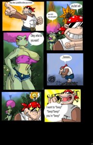 Rating: Explicit Score: 0 Tags: 1boy 1girls anthro breasts cleavage clothing comic day donkey_kong_(series) english_text female funky_kong funny fur gesture interspecies kalypso kong kremling lordstevie male nintendo nipple_bulge nipples one_breast_out outdoors pointing rule34 smile standing sunglasses text User: bunchy7s
