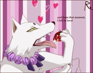 Rating: Safe Score: 0 Tags: ambiguous_gender anthro canid canine canis e621 food fruit heart_symbol kekkaishi madarao_(kekkaishi) mammal open_mouth plant reina_(artist) solo strawberry text tongue tongue_out wolf User: bunchy7s Rating: Safe Score: 0 Tags: ambiguous_gender anthro canid canine canis e621 food fruit heart_symbol kekkaishi madarao_(kekkaishi) mammal open_mouth plant reina_(artist) solo strawberry text tongue tongue_out wolf User: bunchy7s