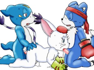 Rating: Explicit Score: 0 Tags: 4:3 accessory anthro anthro_on_anthro bandai_namco blue_body blue_eyes blue_fur blue_skin bodily_fluids boxing_gloves canid canine clothing cum digimon digimon_(species) double_penetration e621 ear_tuft erection eyes_closed felid fellatio female fur gaomon gatomon genital_fluids genitals group group_sex handwear headband male male/female mammal mostly_nude nude oral oral_penetration penetration penile penile_penetration penis penis_in_mouth penis_in_vagina red_eyes sex shomunona spitroast sweat tail threesome trio tuft vaginal vaginal_penetration veemon whiskers white_body white_fur young young_anthro young_on_young User: bunchy7s
