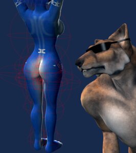Rating: Questionable Score: 0 Tags: 3d_(artwork) anthro blue_body blue_fur blue_hair butt canid canine dat_ass_(meme) digital_media_(artwork) duo e621 eyewear female fox fur glasses hair krystal_(star_fox) male male/female mammal meme nintendo star_fox sunglasses unfinished vulpesco white_body white_fur User: bunchy7s