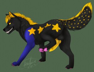 Rating: Explicit Score: 0 Tags: 4_toes abstract_background anatomically_correct animal_genitalia animal_penis balls black_body black_fur blonde_hair blue_body blue_fur canid canine canine_genitalia canine_penis canis claws digitigrade e621 erection feet feral fur genitals grin hair hashire hindpaw knot male mammal nude pawpads paws penis pink_paws quadruped simple_background smile soles solo spots star teasing teeth toes wolf yellow_body yellow_eyes yellow_fur yellow_penis zodiac_(orkekum) User: bunchy7s