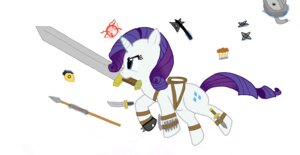 Rating: Safe Score: 0 Tags: aperture_logo axe crossover cutie_mark dagger e621 equid equine exploding_lemon female feral food friendship_is_magic hair hasbro horn horse kitchen_sink long_hair mammal melee_weapon muffin muffinsforever my_little_pony mythological_creature mythological_equine mythology object_in_mouth polearm pony portal_(series) purple_eyes purple_hair quadruped ranged_weapon rarity_(mlp) short_hair shuriken simple_background solo spear sword sword_in_mouth tail unicorn valve valve_corporation weapon weapon_in_mouth white_background User: bunchy7s