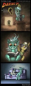 Rating: Safe Score: 0 Tags: 2014 amber_eyes armor blue_eyes bonbon_(mlp) bottomless brian_edwards clothed clothing comic controller cutie_mark daring_do_(mlp) duo e621 earth_pony english_text equid equine female friendship_is_magic fur game_controller glowing green_body green_fur grey_hair hair hammer hasbro headgear helmet hi_res holding_controller holding_game_controller holding_object holding_remote_control horn horse legs_over_edge levitation looking_at_controller looking_at_object lying lyra_heartstrings_(mlp) magic mammal multicolored_hair my_little_pony mythological_creature mythological_equine mythology navel niffad nintendo nintendo_controller nintendo_entertainment_system on_front over_edge pith_helmet pony power_glove purple_eyes remote_control retro_controller shirt sitting slouching tail_over_edge text tongue tools topwear tv_remote two_tone_hair unicorn wireless_controller User: bunchy7s
