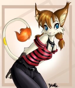 Rating: Safe Score: 0 Tags: anthro bell bell_collar belt blue_eyes bottomwear breasts brown_hair clothed clothing collar domestic_cat e621 felid feline felis female fully_clothed fur hair mammal mottled pants pattern_clothing pattern_shirt pattern_topwear peritian piebald pink_nose rumple-chan shirt smile solo striped_clothing striped_shirt striped_topwear stripes topwear User: bunchy7s