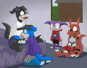 Rating: Explicit Score: 0 Tags: alternate_color anthro balls balls_outline bandai_namco blue_body blue_skin bluevmon bottomwear bottomwear_down boxers_(clothing) bulge clothed clothed_sex clothing darkmon_(ryodramon) detailed_bulge digimon digimon_(species) digital_hazard duo_focus e621 erection erection_under_clothing fan_character fellatio genital_outline genitals green_eyes group guilmon humanoid hypnosis imp impmon inverted_zero_unit male male/male male_penetrated male_penetrating male_penetrating_male markings mind_control oral oral_penetration pants pants_down partially_clothed penetration penile penis penis_outline queue red_eyes scalie sex sexymel short sitting spiral spiral_pupils surprised symbol tail tenting underwear veemon voyeur yellow_eyes zero_unit User: bunchy7s