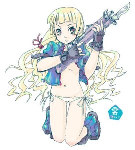 Rating: Explicit Score: 0 Tags: female gun oekaki open_clothes open_shirt original rule34 sakaetoun shirt side-tie_bikini swimsuit weapon User: bunchy7s