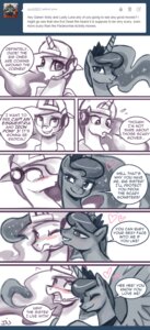Rating: Questionable Score: 0 Tags: april_fools'_day ask_blog backwards_baseball_cap backwards_hat baseball_cap blush clothing comic crown cutie_mark dialogue digital_drawing_(artwork) digital_media_(artwork) duo e621 english_text equid equine feathered_wings feathers female female/female feral friendship_is_magic hair hasbro hat headgear headwear hi_res holidays horn john_joseco long_hair mammal monochrome my_little_pony mythological_creature mythological_equine mythology open_mouth princess princess_celestia_(mlp) princess_luna_(mlp) restricted_palette role_reversal royalty smile text tiara tongue tongue_out tumblr winged_unicorn wings User: bunchy7s