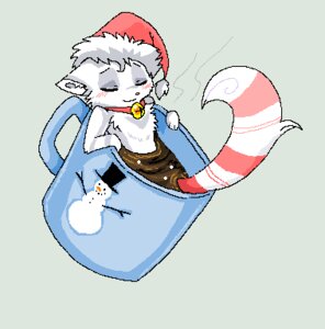 Rating: Safe Score: 0 Tags: anthro bell beverage blush candy candy_cane chocolate christmas christmas_clothing christmas_headwear clothing coffee_mug collar container cup dessert digital_media_(artwork) domestic_cat e621 eyes_closed felid feline felis food fur hat headgear headwear high-angle_view holidays hot_chocolate if_it_fits_i_sits_(meme) in_beverage in_container in_cup low_res male mammal meme micro partially_submerged red_body red_fur santa_hat skeleion snowman solo stripes tail white_body white_fur User: bunchy7s
