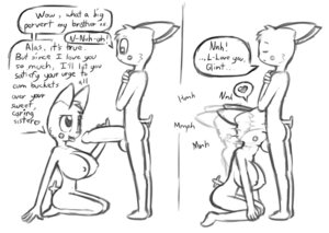 Rating: Explicit Score: 0 Tags: adolescent adolescent_on_adolescent age_difference anthro balls big_balls big_breasts big_penis black_and_white breasts brother_(lore) brother_and_sister_(lore) deep_throat duo e621 english_text erection fellatio female female_penetrated generation_3_pokemon genitals glint_kusemurai heart_symbol huge_penis hyper hyper_genitalia hyper_penis incest_(lore) male male/female male_penetrating male_penetrating_female minun monochrome neck_bulge nintendo norithics older_penetrated oral oral_penetration penetration penile penis plusle pokemon pokemon_(species) sex sibling_(lore) sister_(lore) sketch small_but_hung spark_kusemurai text young young_anthro young_male User: bunchy7s