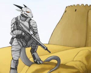 Rating: Safe Score: 0 Tags: 5:4 anthro armor assault_rifle ballistic_mask belt body_armor breastplate bulletproof_vest camo castle clothing cloud codpiece couter cuisse dakota_hobbs day desert digital_media_(artwork) digitigrade dragon e621 faceplate fortress full_armor furgonomics futuristic futuristic_armor gauntlets gloves gorget greaves grey_armor gun handwear headgear helmet horn ipoke light_machine_gun machine_gun male mask mythological_creature mythological_scalie mythology outside portrait ranged_weapon rifle rock sabatons sand scalie science_fiction sky solo spaulder step_pose tail three-quarter_portrait vambrace visor weapon User: bunchy7s